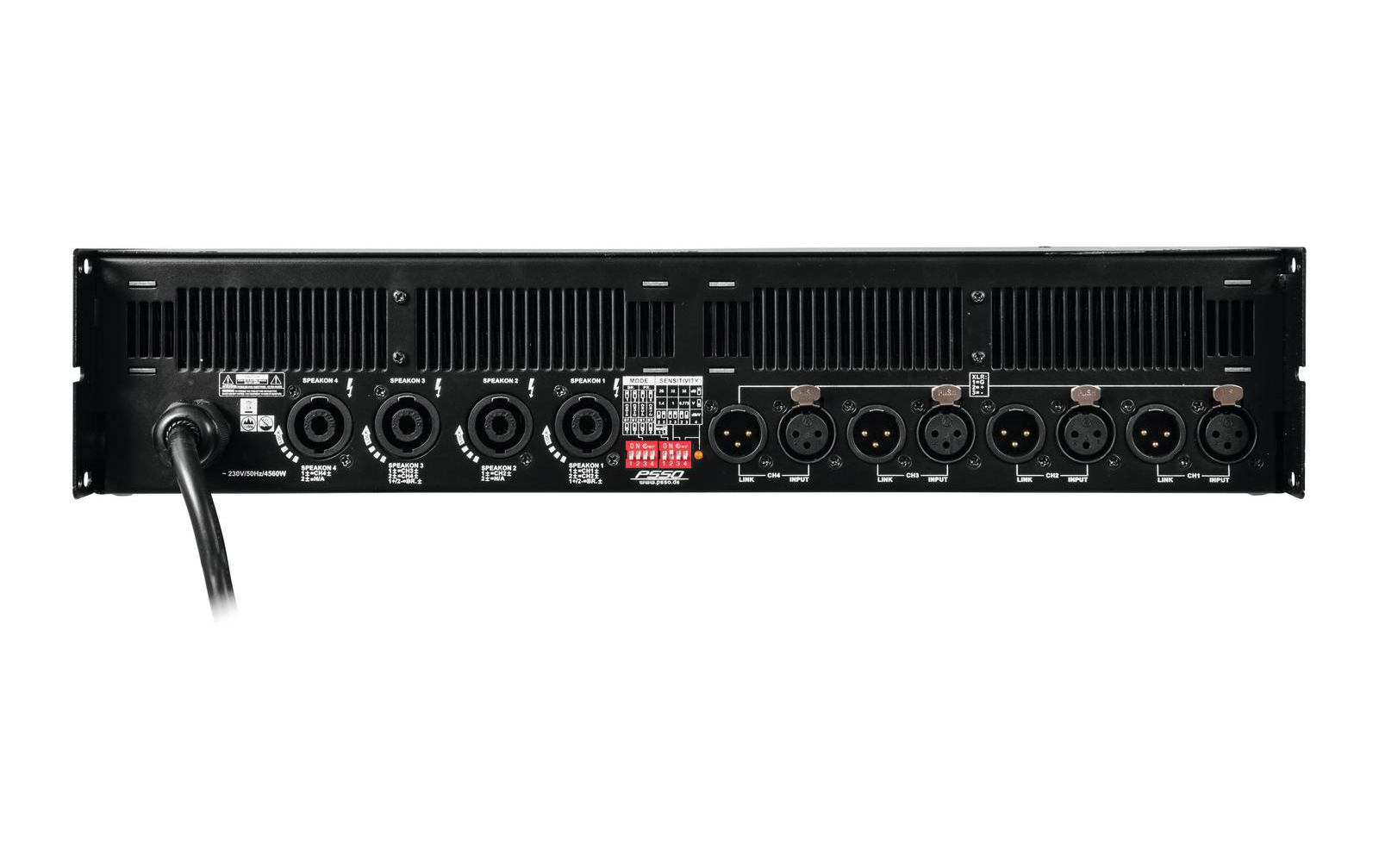 PSSO QCA-10000 4-Kanal-Endstufe SMPS