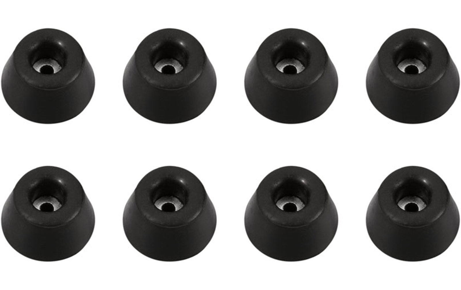 Adam Hall 4901 M 8 AH 8er Set Gummifuß 30 x 15 mm im Beutel