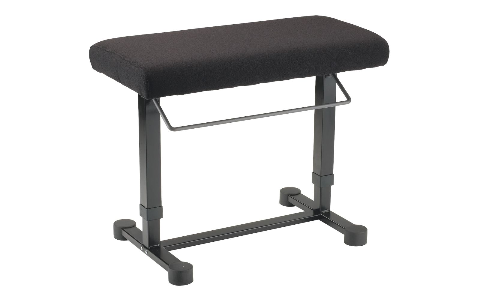K&M 14081 Klavierbank Uplift, schwarz Stoff