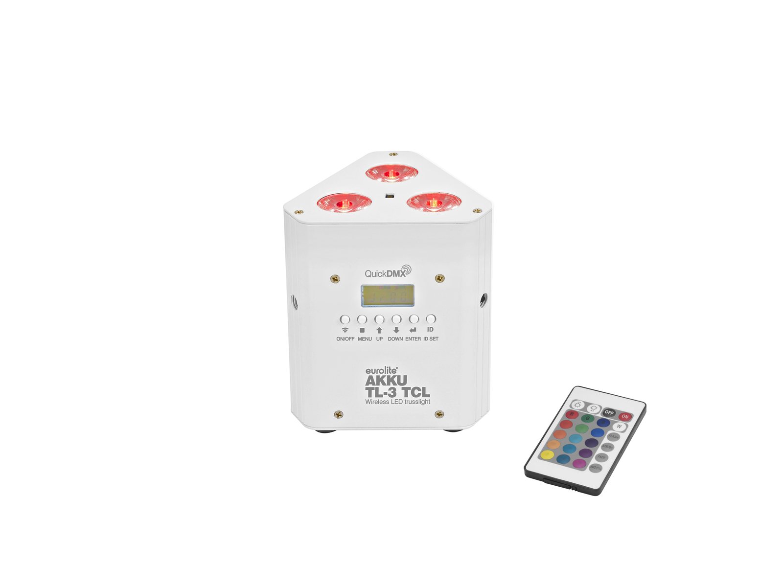 Eurolite Set 4x AKKU TL-3 TCL weiß + Case mit Ladefunktion