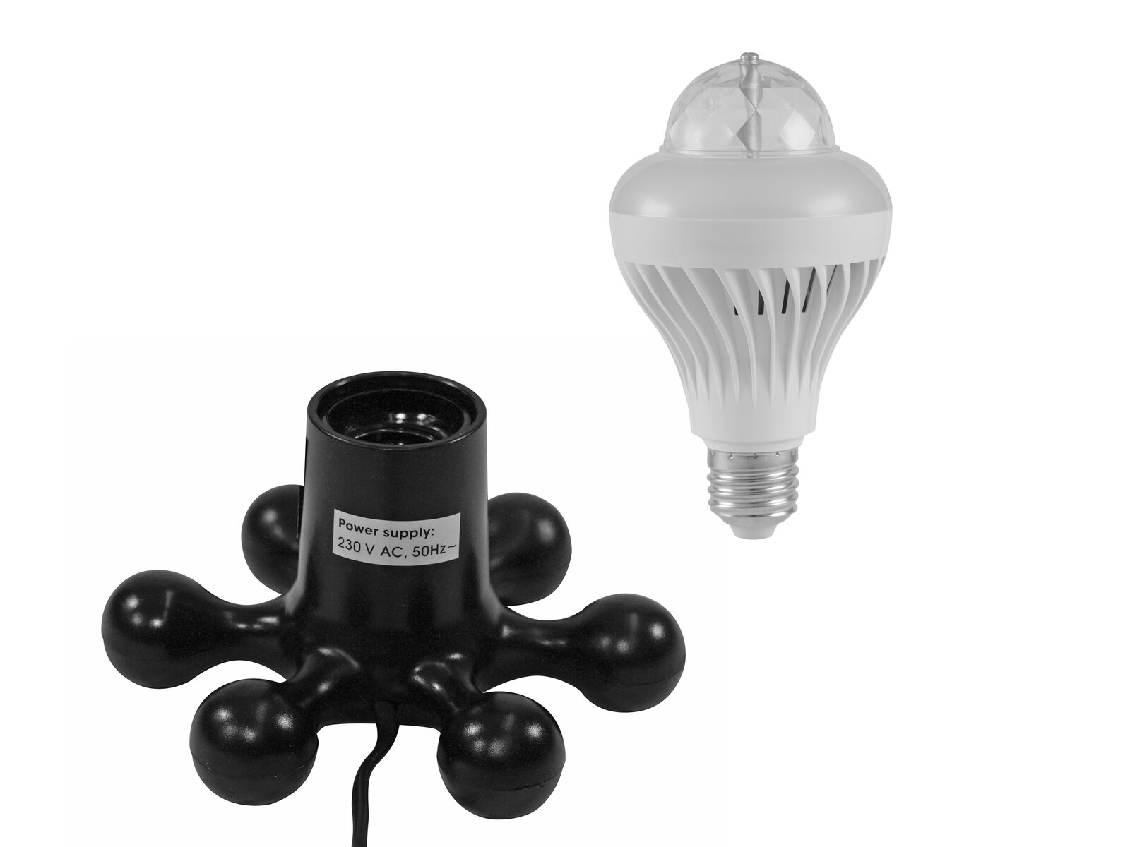 Eurolite Set LED BCL-1 + Hexopus Fassung schwarz