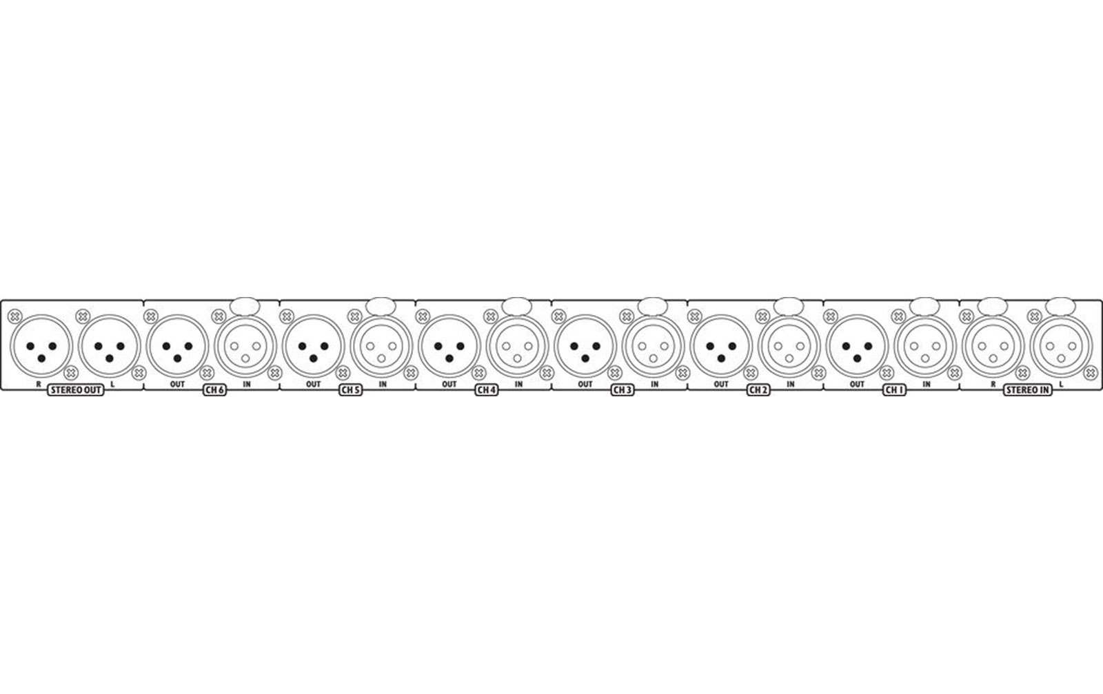IMG Stageline LMS-808 Line/Mic Splitter