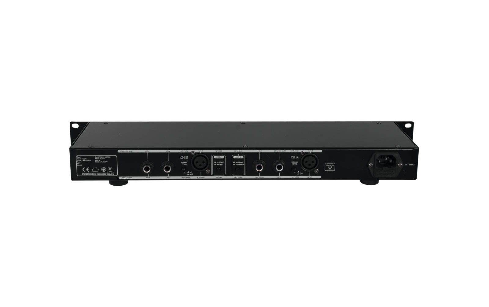Omnitronic XO-230 Aktive Frequenzweiche