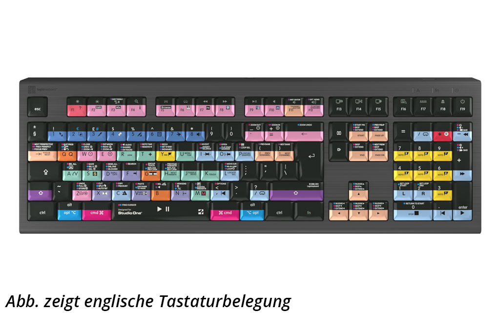 LogicKeyboard Presonus Studio One 4 Astra 2 DE, Mac