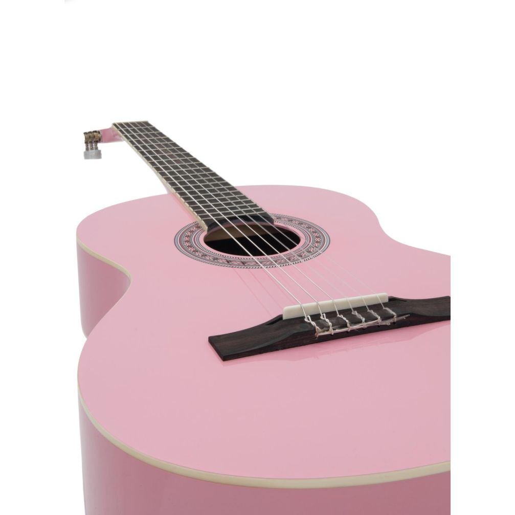 Dimavery AC-303 Klassik-Gitarre, pink