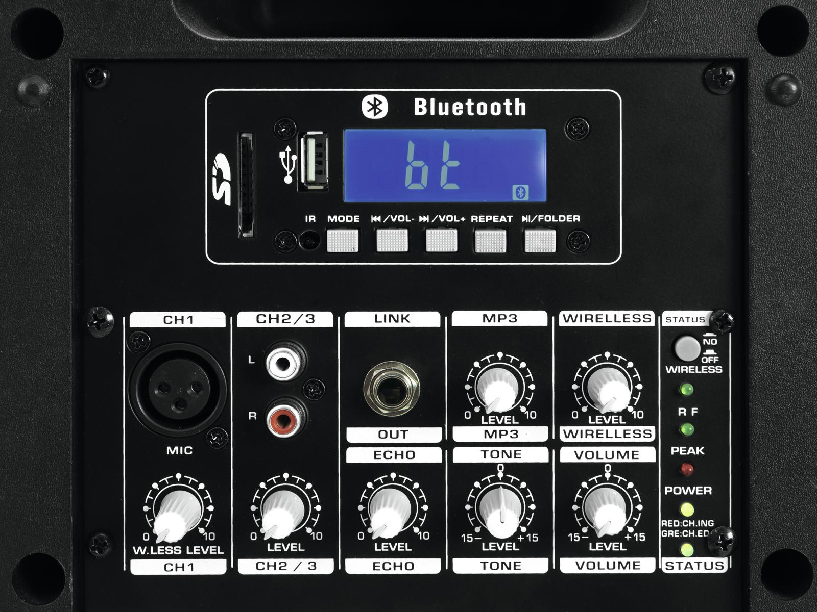 Omnitronic Set WAMS-065BT + Akku