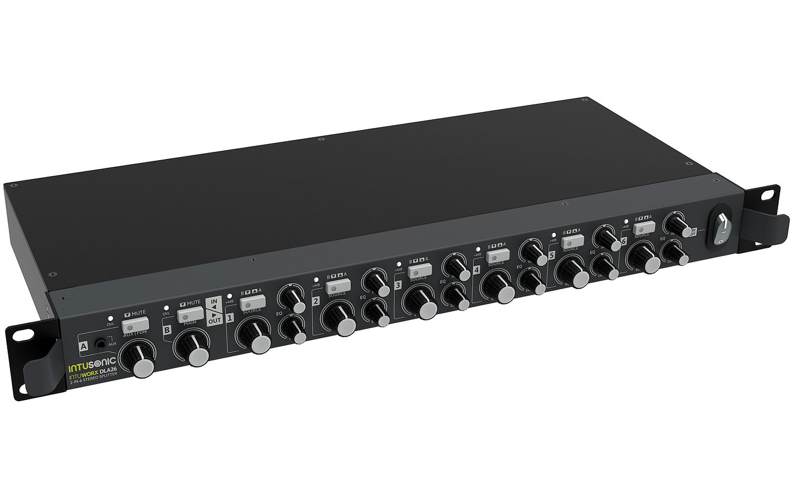 Intusonic DLA26 Zonen-Verteiler 2-IN-6