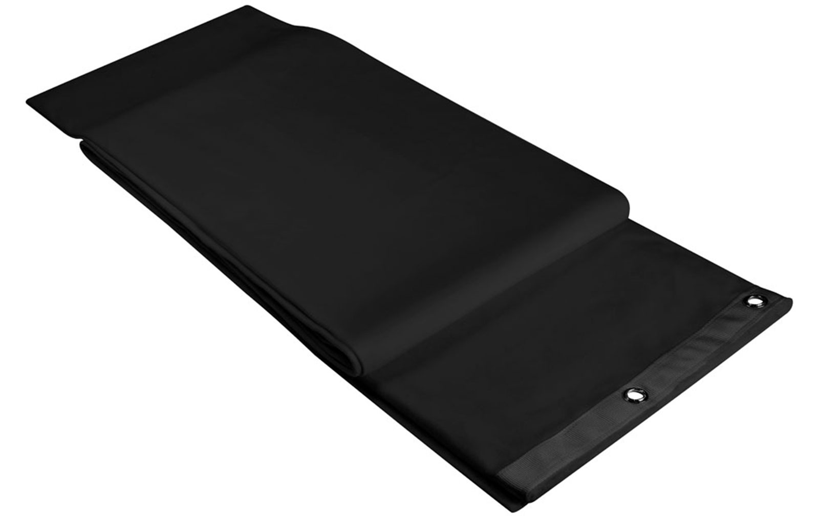 Adam Hall 0151 X 34 Dekomolton B1 mit brünierten Ösen, gesäumt, 3 x 4 m, schwarz