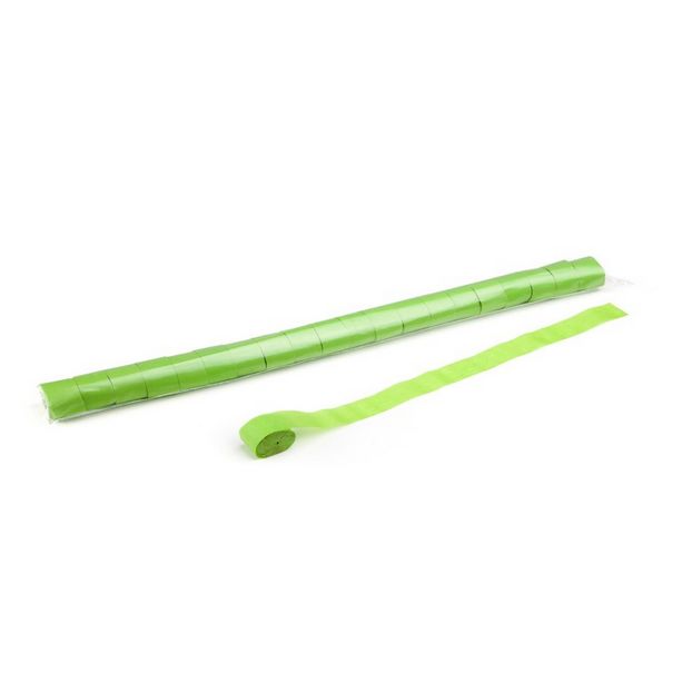 Magic FX Luftschlangen 10m x 2.5cm Hellgrün Beutel