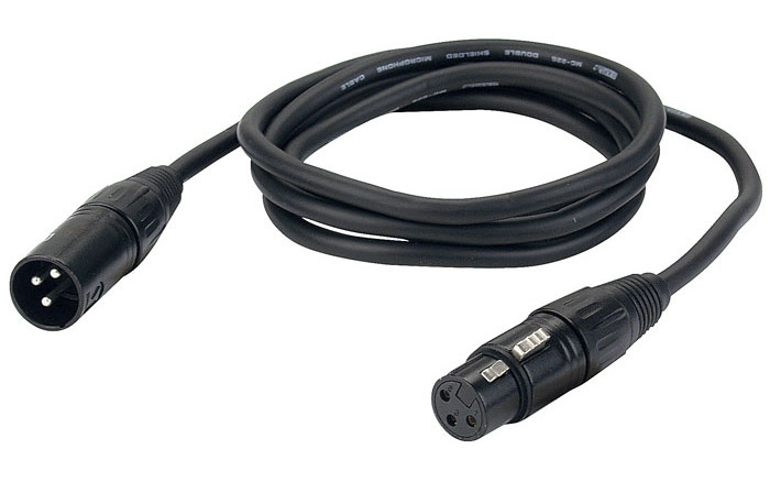 DAP FL016 XLR Mikrofon Kabel schwarz 6m