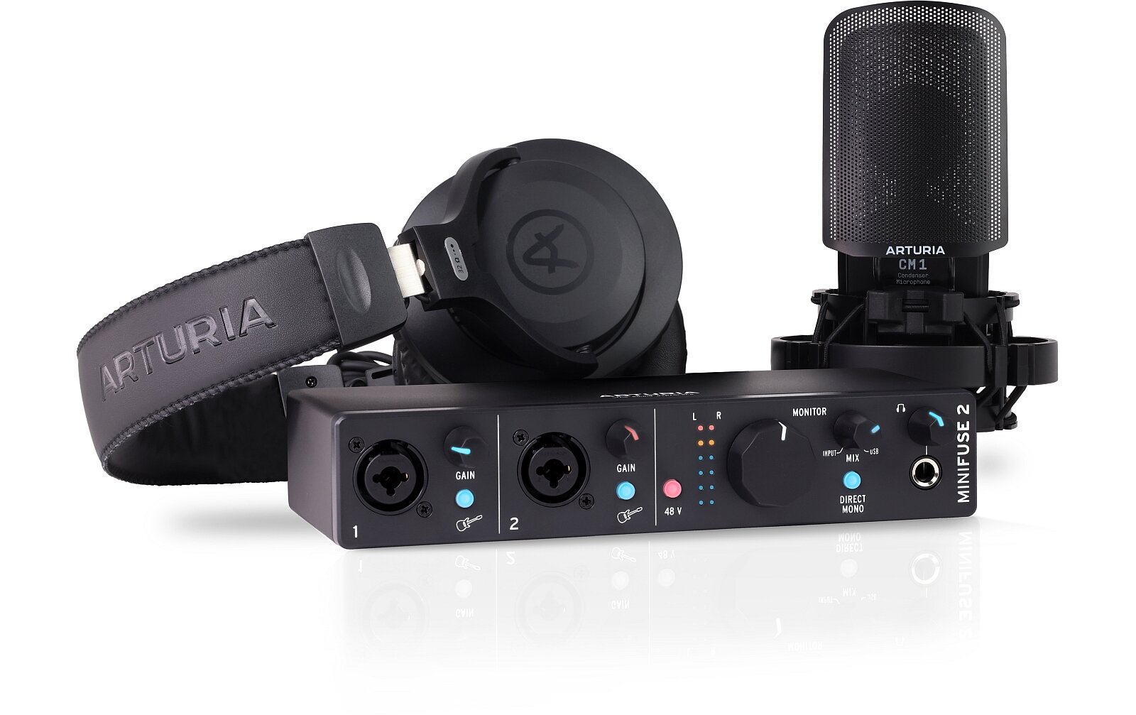 Arturia MiniFuse Recording Pack schwarz