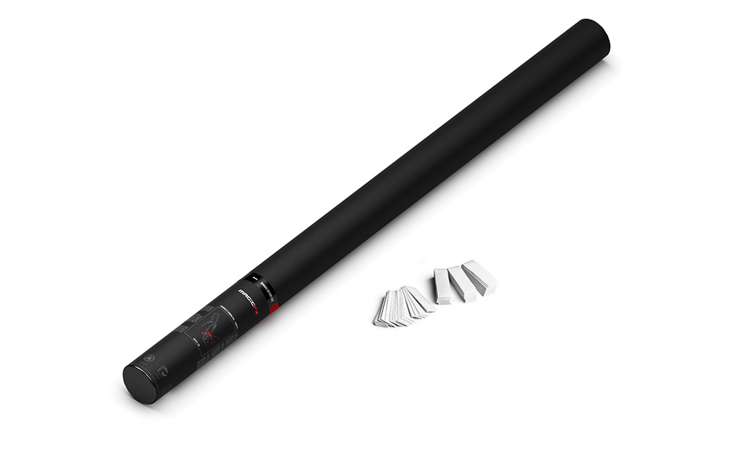 Magic FX Handheld Konfetti Kanone Pro 80cm Weiß
