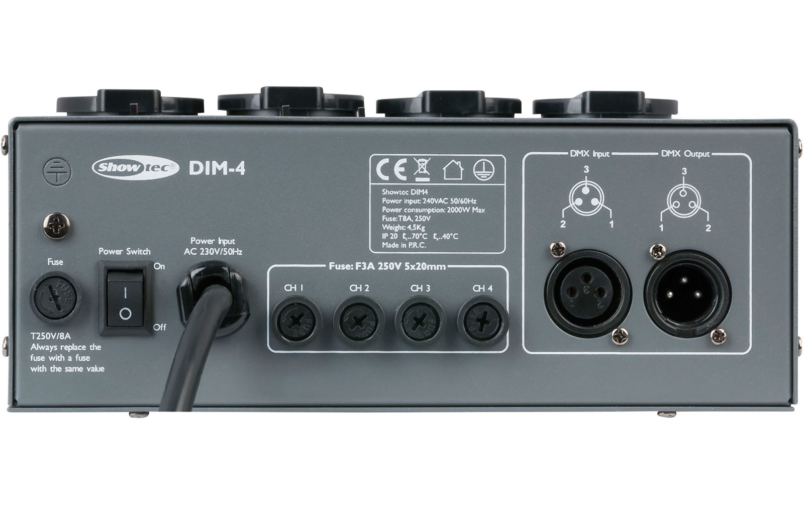 Showtec DIM-4 Dimmer Pack