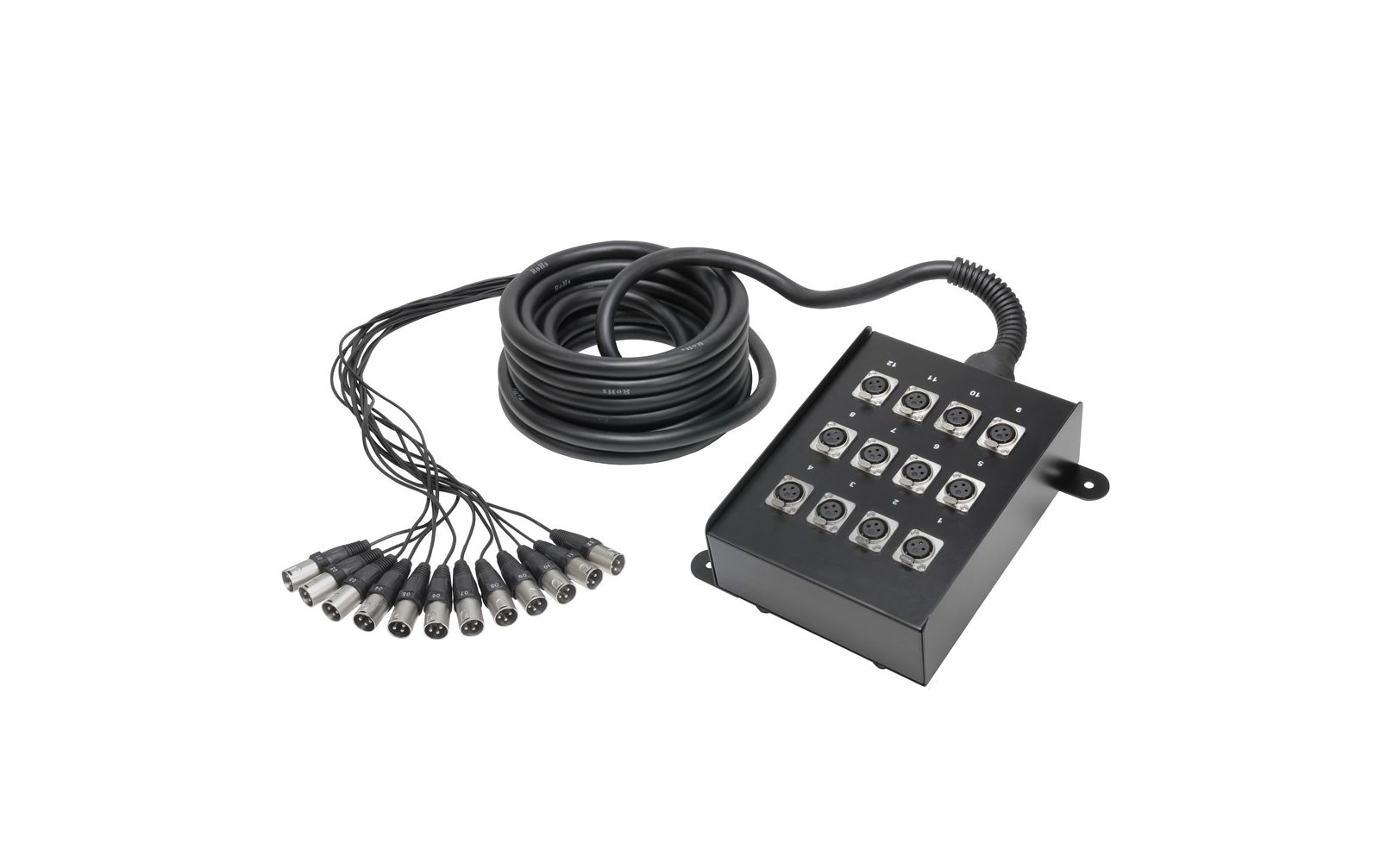 Adam Hall K12C10 Multicore 12 XLR IN 10m