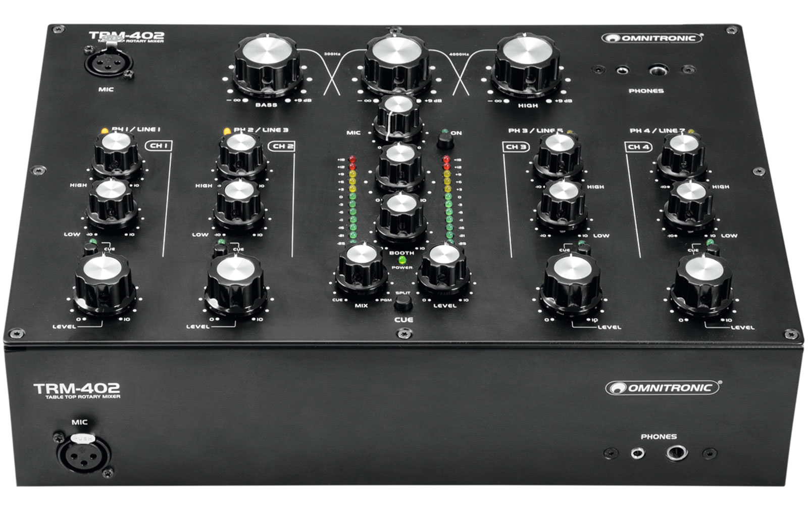 Omnitronic TRM-402 4-Kanal Rotary-Mixer