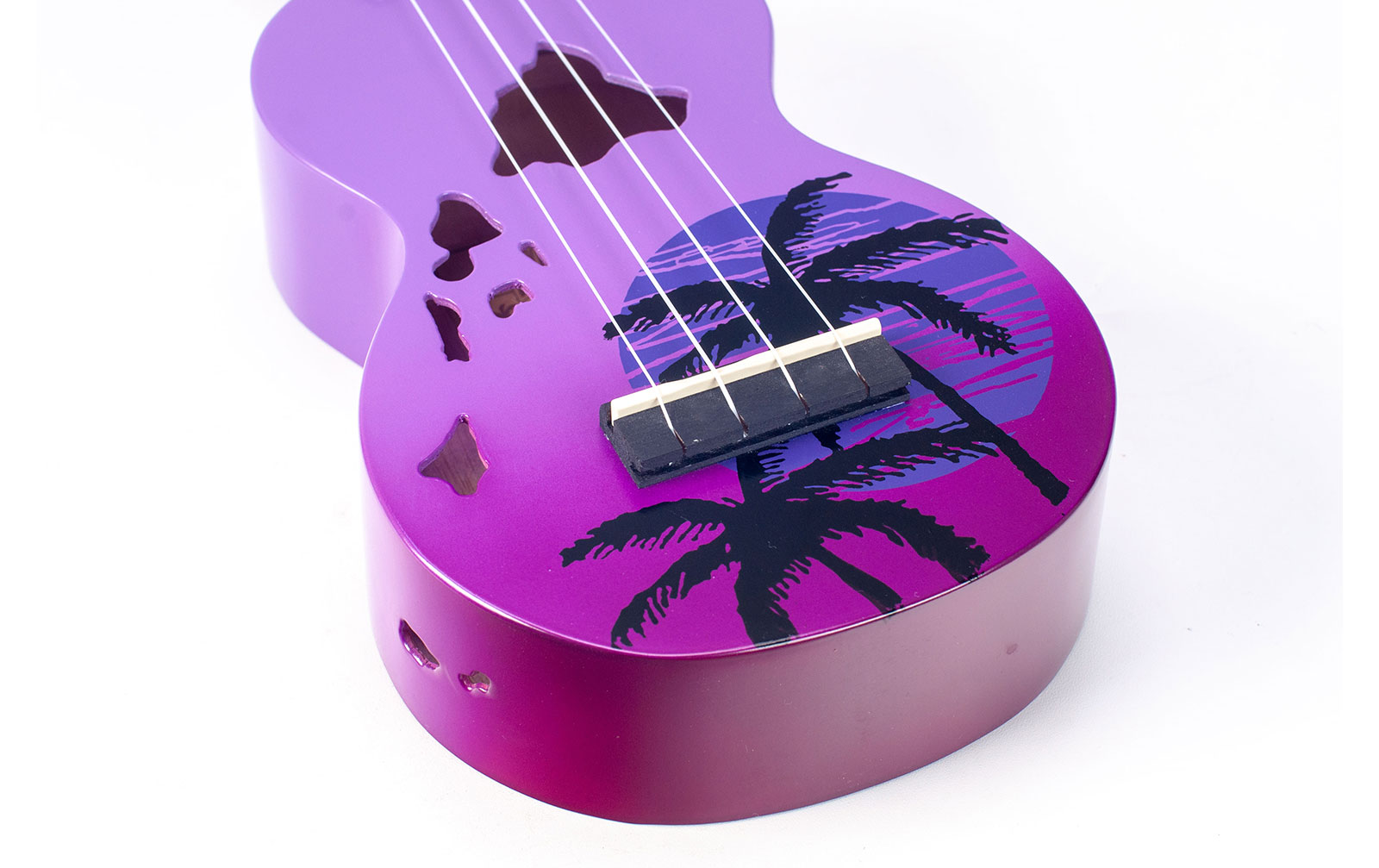 Mahalo Designer Ukulele Hawaii (Purple Burst)