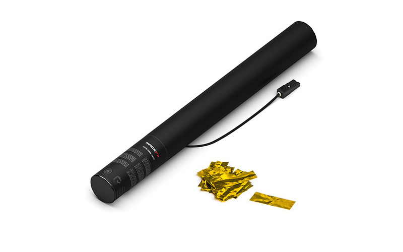 Magic FX Elektrische Konfetti Kanone 50cm Gold Metallic