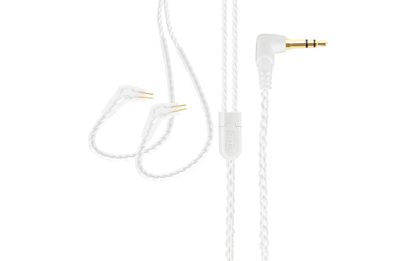 CTM Standardkabel für InEar-Monitore (2-pin), transparent