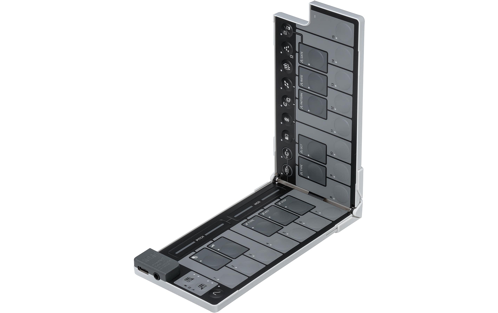 Korg nanoKEY Fold MIDI-Keyboard, weiß