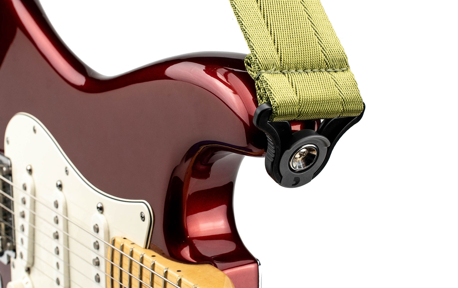 D'Addario Auto Lock Gitarrengurt - Moss
