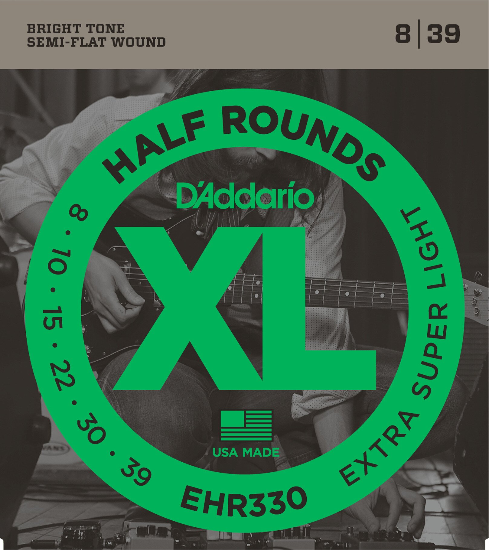 Daddario EHR330 Saitensatz für E-Gitarre 008-039