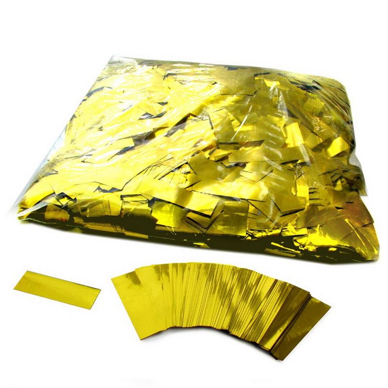 Magic FX Metallic Konfetti Rechteck 55x17mm Gold Beutel