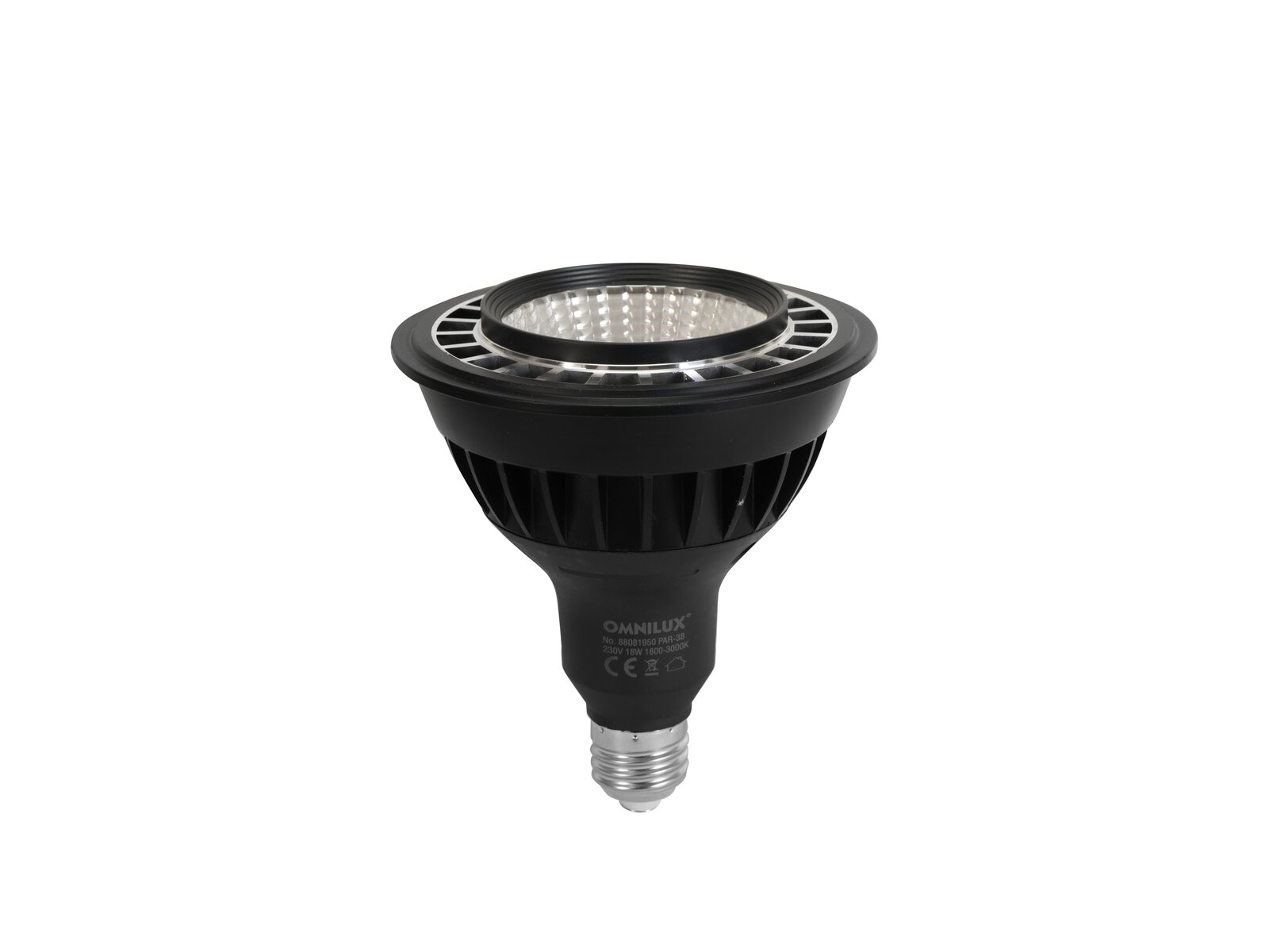 Omnilux PAR-38 230V COB 18W E-27 LED 1800k-3000k dim2warm