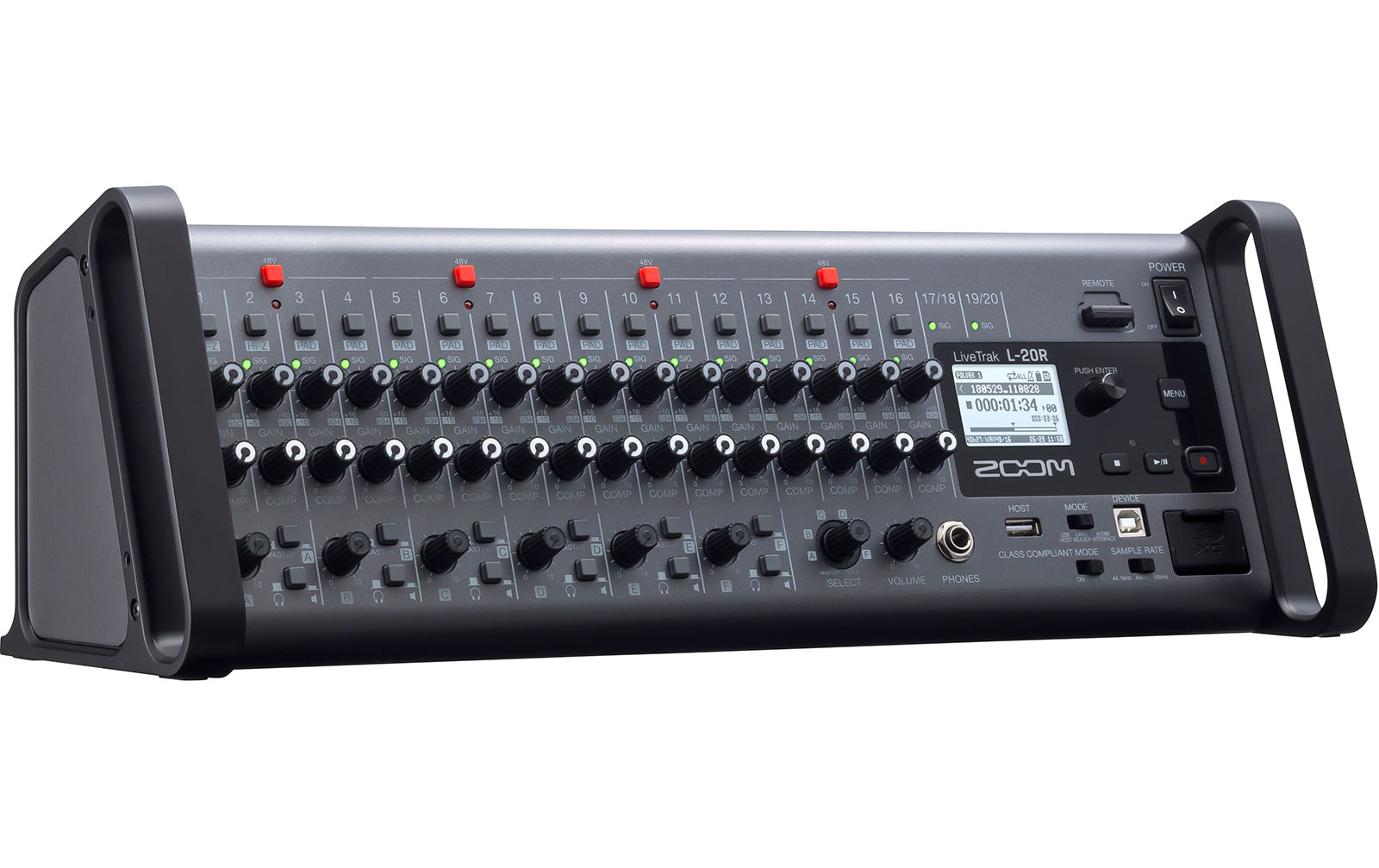 Zoom L-20R LiveTrak - Digital Mixer and Recorder