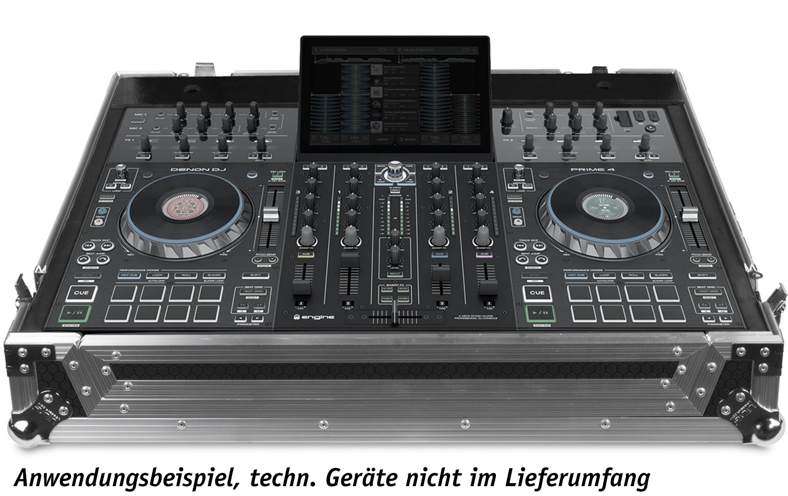 UDG Ultimate Flight Case Denon DJ Prime 4 Silver Plus (W) (U92069SL)