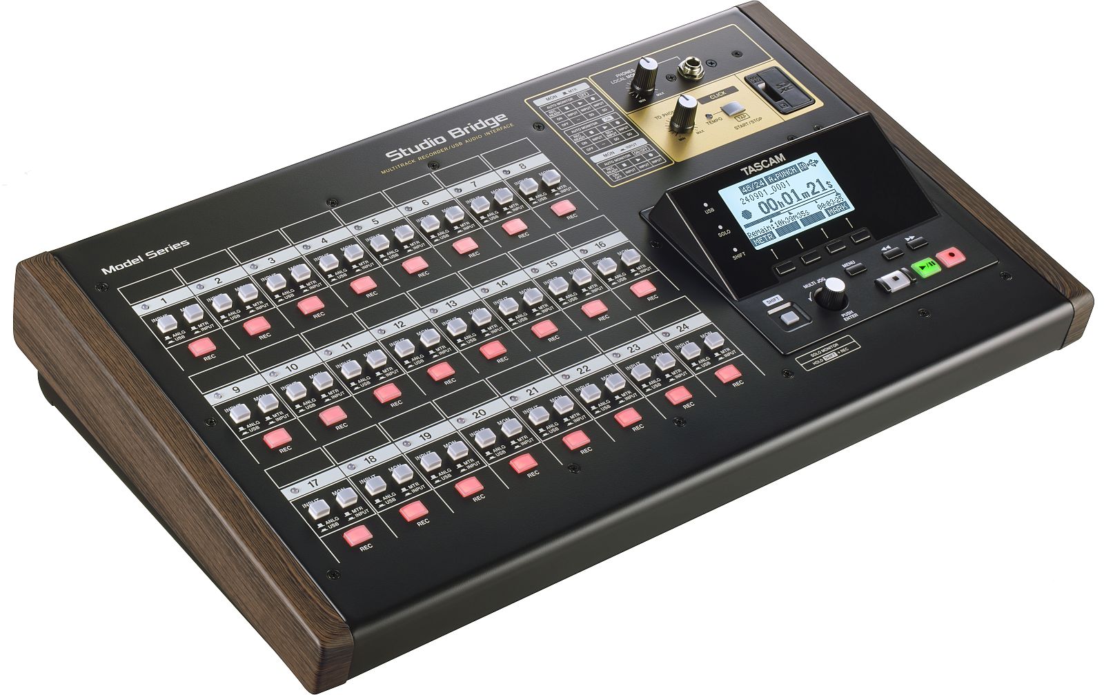 Tascam Studio Bridge - 24-Spur Recorder und Audiointerface