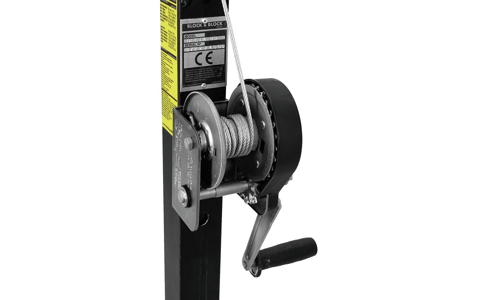 BLOCK AND BLOCK DELTA-80 Kurbelstativ 100kg 4.35m
