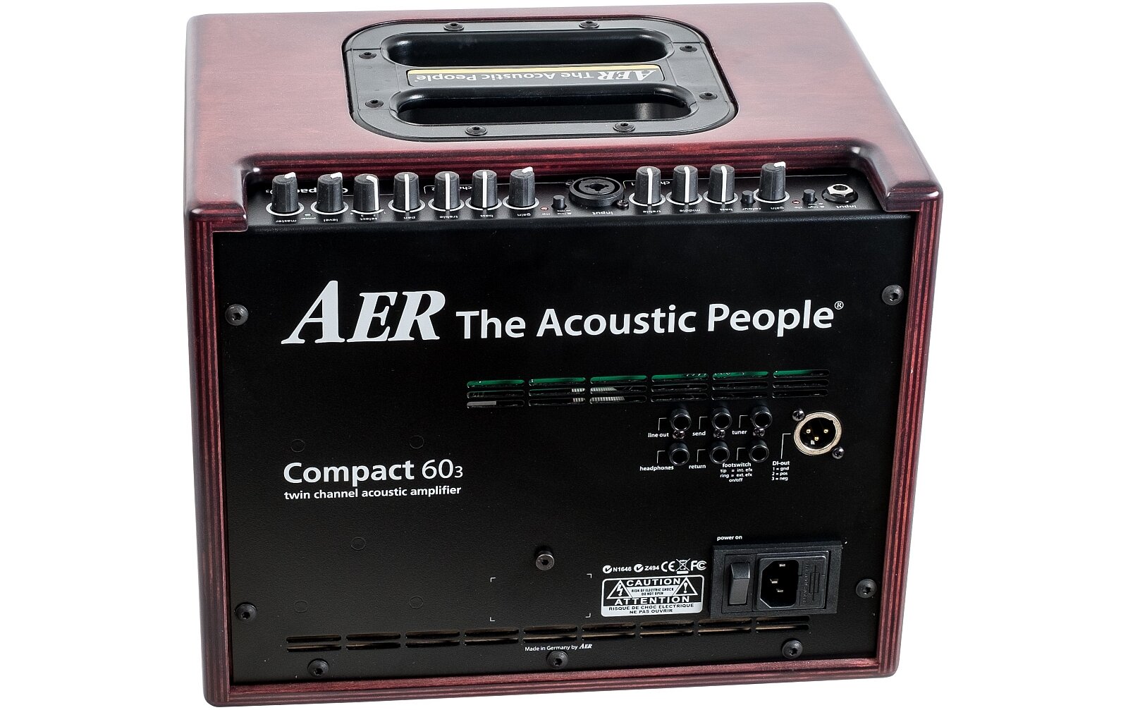 AER Compact 60 IV plywood (Mahagoni gebeizt)