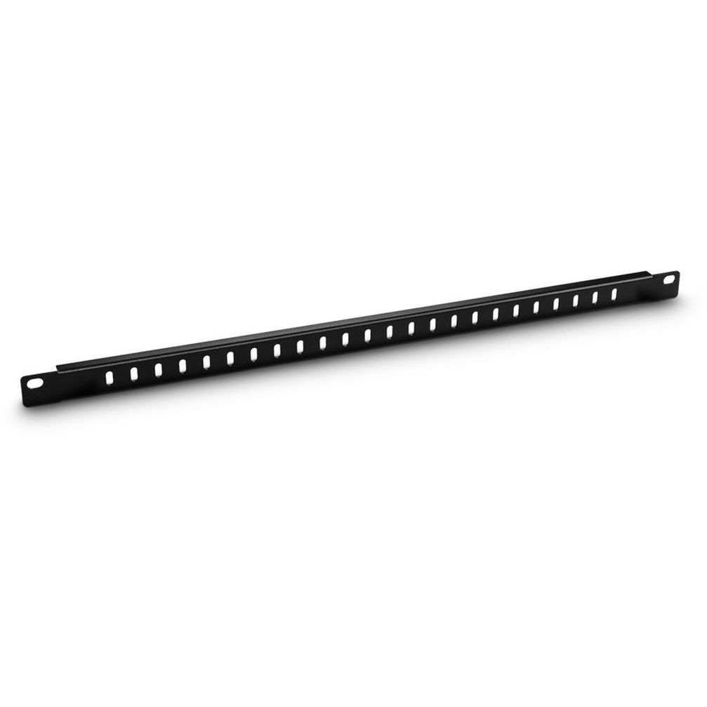 Adam Hall 19" 0,5 HE Stahl U-Rackblende mit vertikalen Lüftungsschlitzen