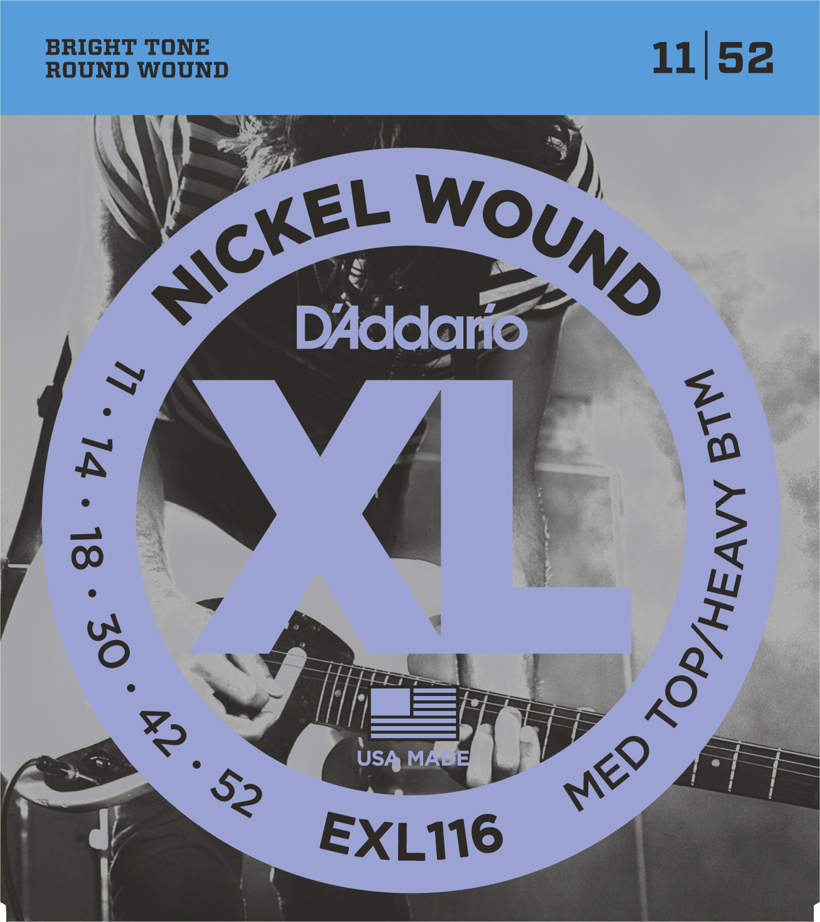 Daddario EXL116 Saitensatz für E-Gitarre 011-052