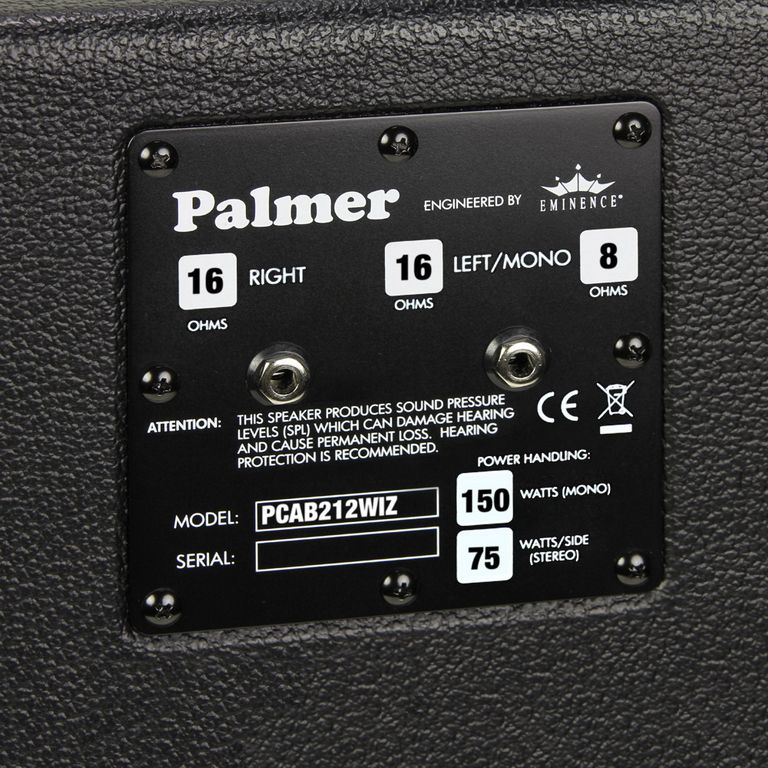 Palmer PCAB212WIZ Gitarrenbox 2 x 12" mit Eminence Wizard 8/16 Ohm