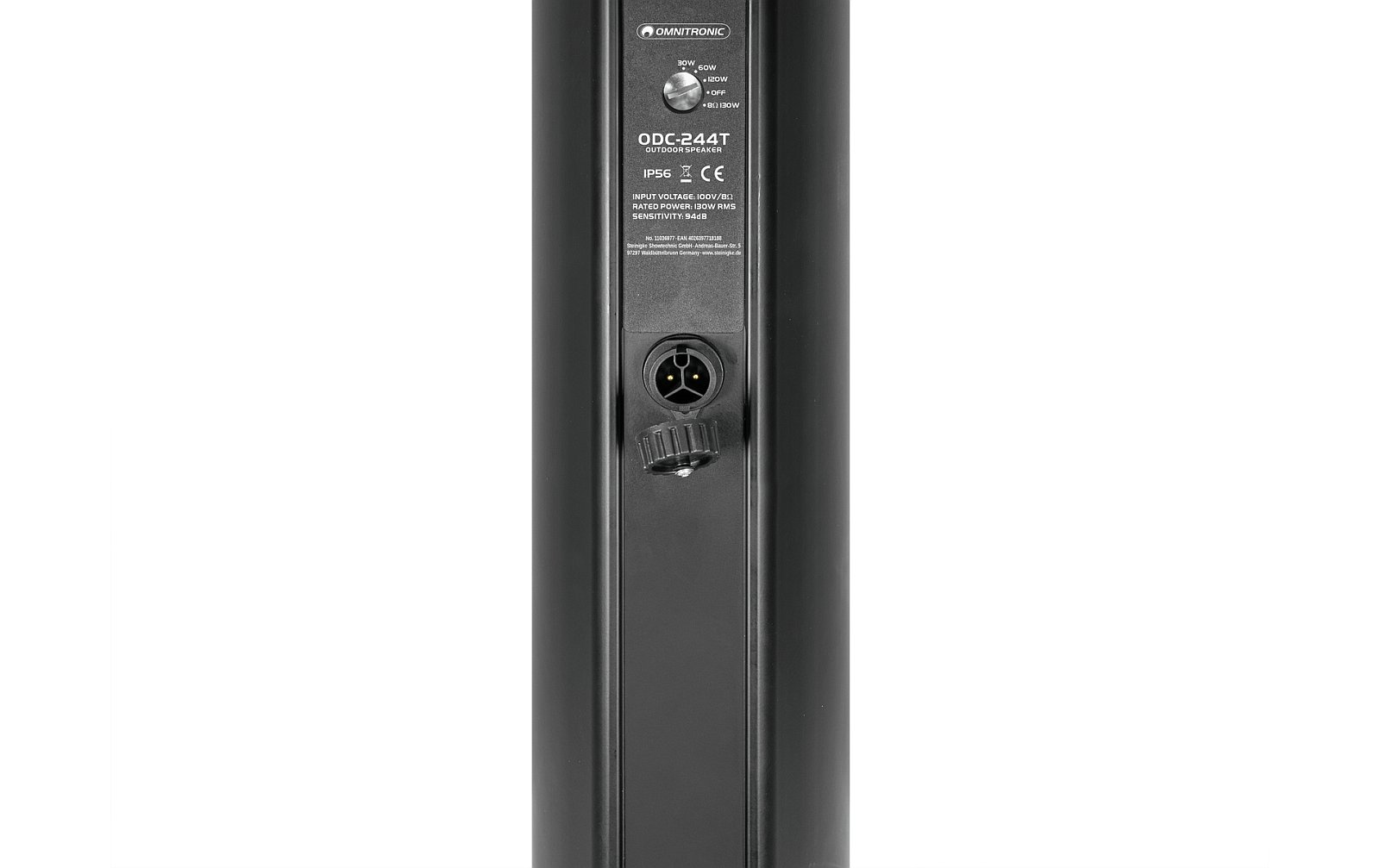 Omnitronic ODC-244T Outdoor-Säulenlautsprecher schwarz