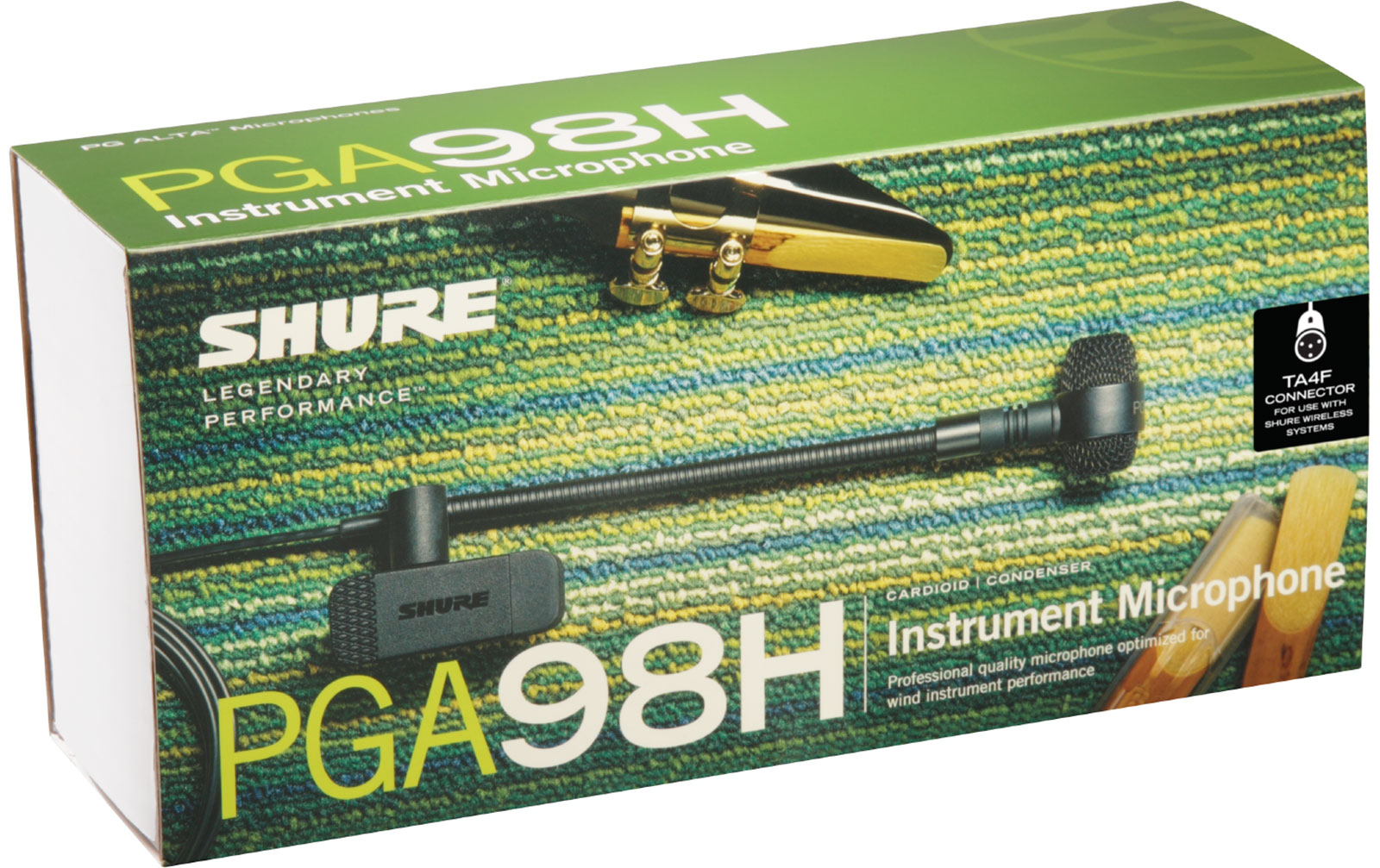 Shure PGA98H TQG Alta, TA4F Adapter