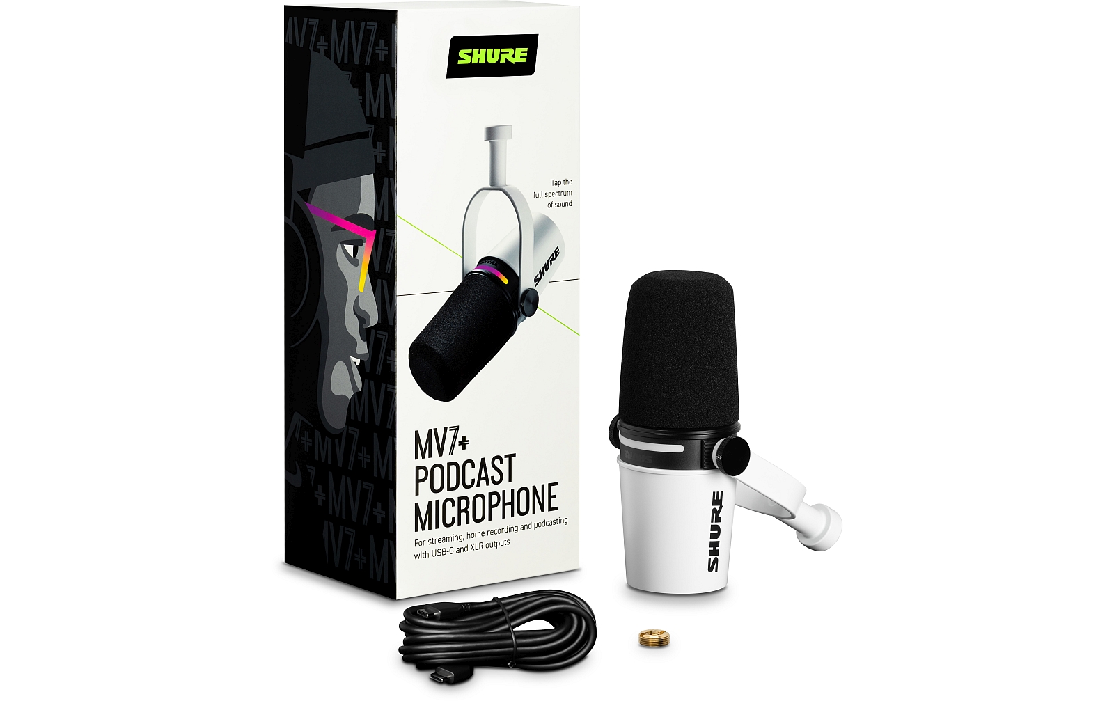 Shure MOTIV MV7+ Weiß