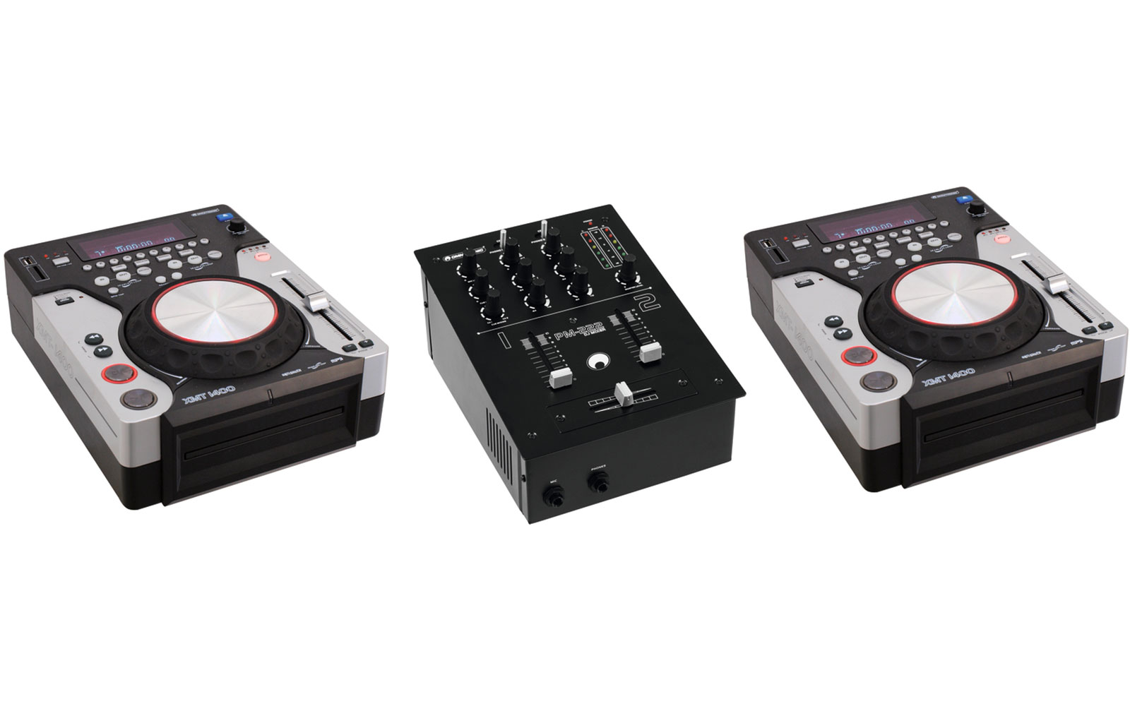Omnitronic Set PM-222 + 2x XMT-1400