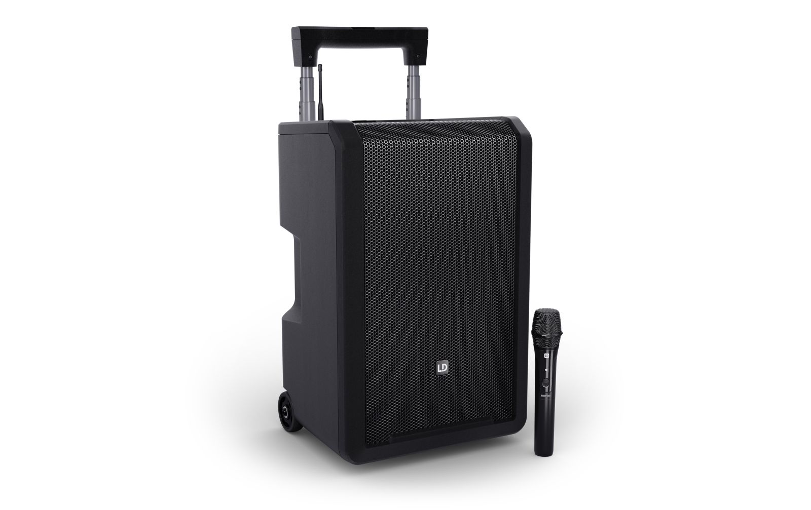 LD Systems ANNY® 10 HHD B5 - 10" Mobiler Bluetooth® PA-Lautsprecher mit Akku, Mixer und 1x Funkmikrofon