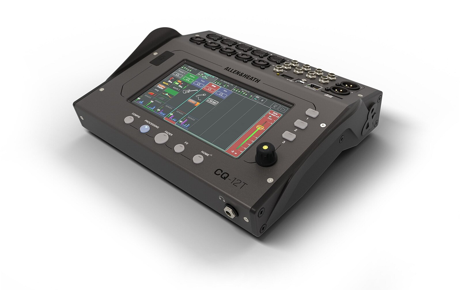 Allen & Heath CQ12T kleinformatiges digitales Mischpult mit Touchscreen