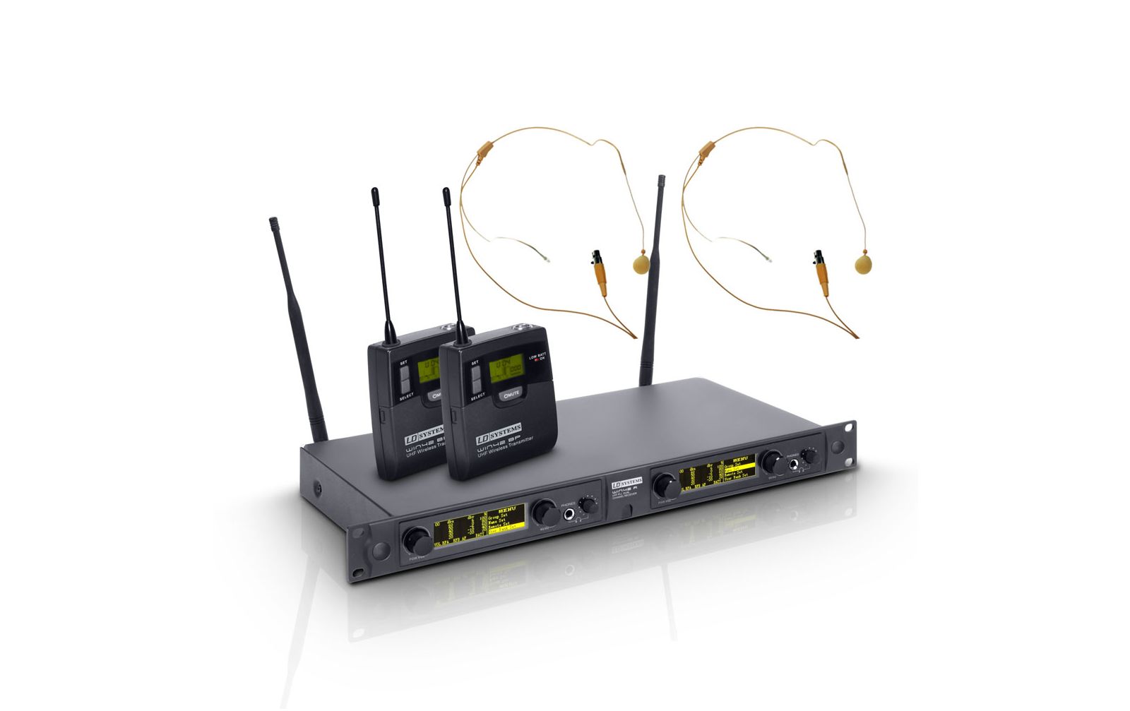LD Systems WIN 42 m. je 2x Belt Pack & 2x Headset hautf., B5