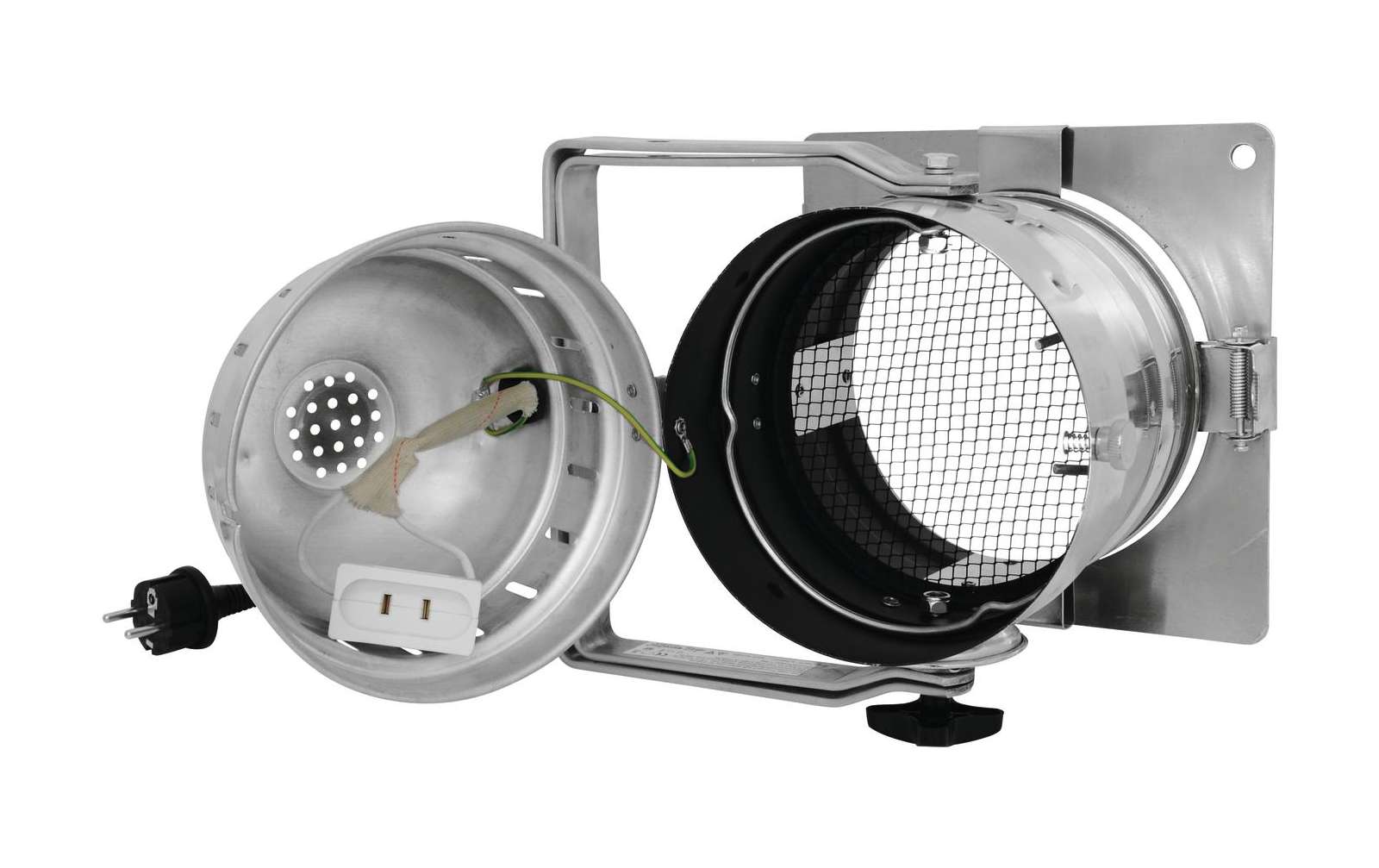 Eurolite PAR-64 Floor mit Stecker silber