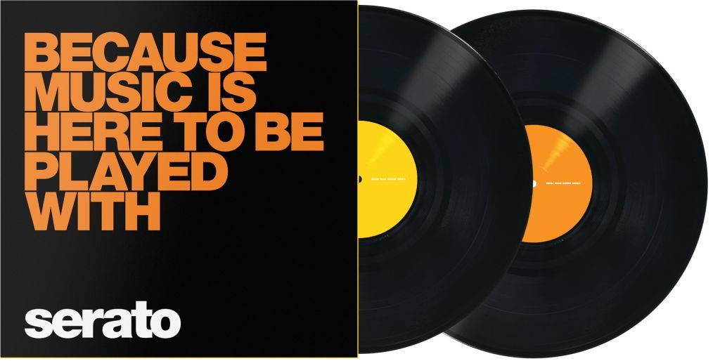 Serato Manifesto, 12" Control Vinyls schwarz, Because Music