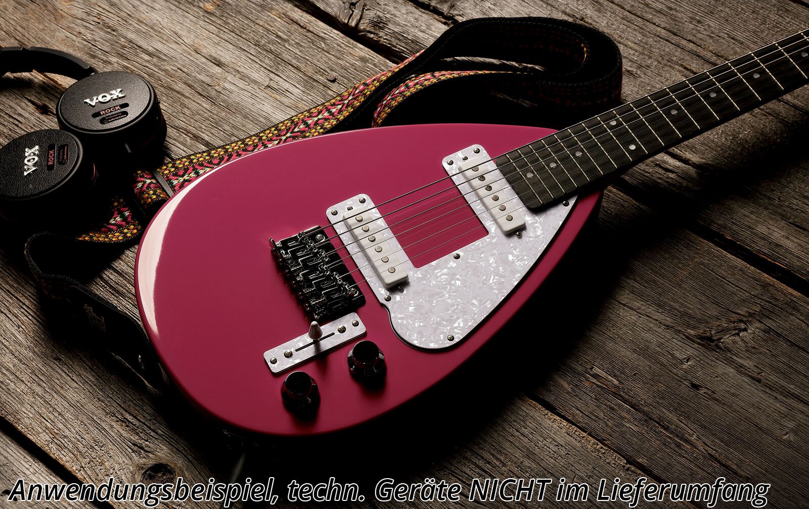 Vox Mark III mini Teardrop Loud Red E-Gitarre