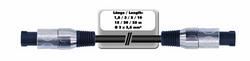 Omnitronic Lautsprecherkabel Speaker 2 x 2,5, 1,5m, schwarz