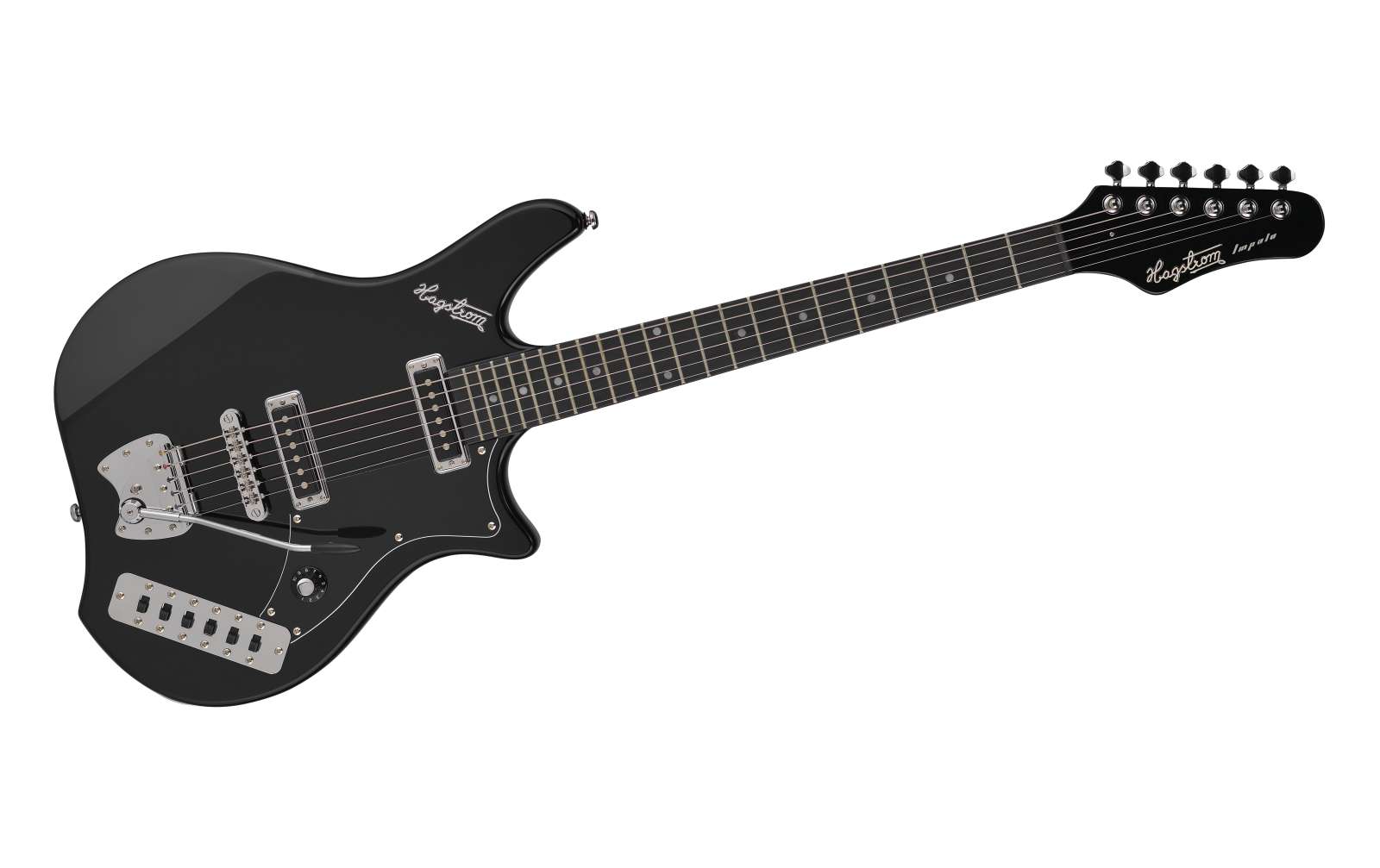 Hagstrom Retroscape Impala Tremar - Black Gloss