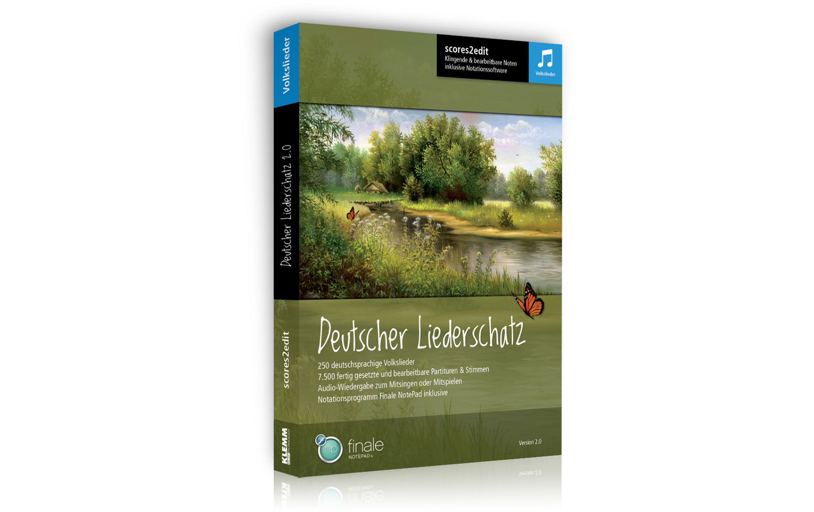 scores2edit Deutscher Liederschatz 2.0 inkl. Finale NotePad 2012