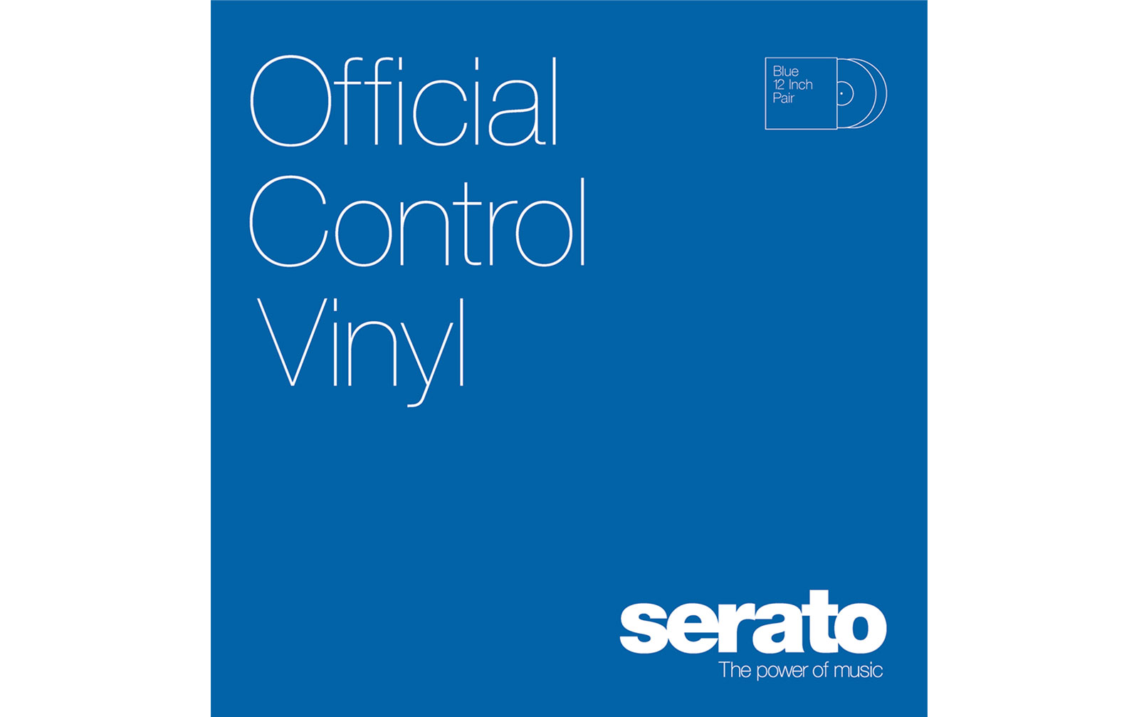 Serato Performance Control Vinyl, blue