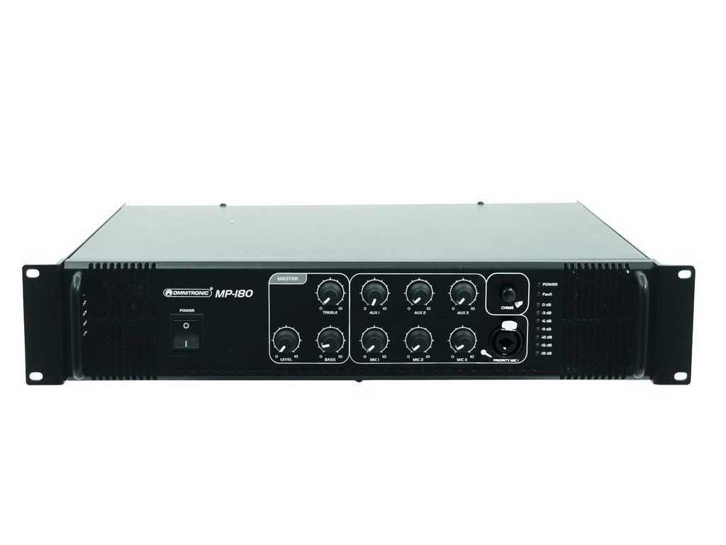 Omnitronic MP-180 ELA-Misch-Verstärker